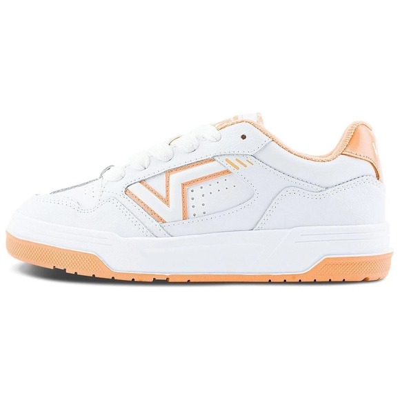 Vans Upland 'White Orange' Shoes VN000D1HZ34 Mens 11.5 Womens 13 NEW with Box